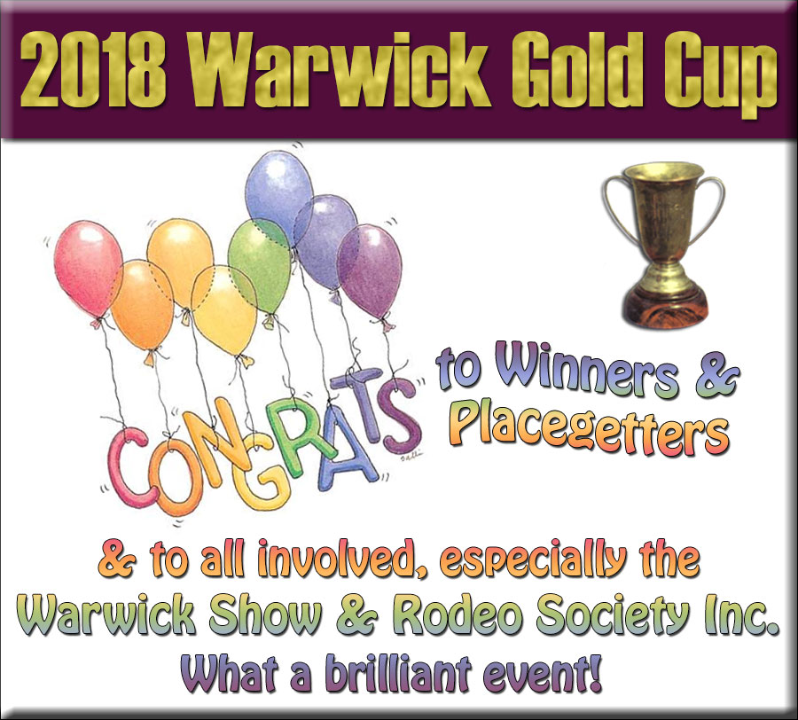 Warwick Congratulations 2018